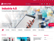 Tablet Screenshot of circutor.es