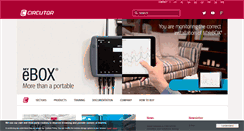 Desktop Screenshot of circutor.com